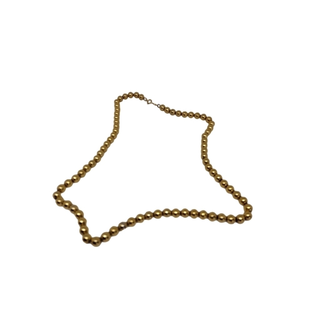 Vintage‎ Napier Gold Tone Beaded Necklace 24" - Picture 2 of 6